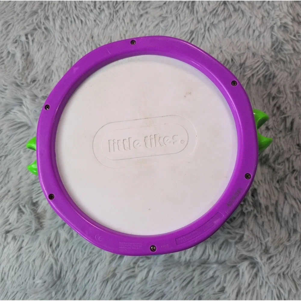Little Tikes Drum  Purple Blue Green Yellow Baby Toddler Toy Musical Educational